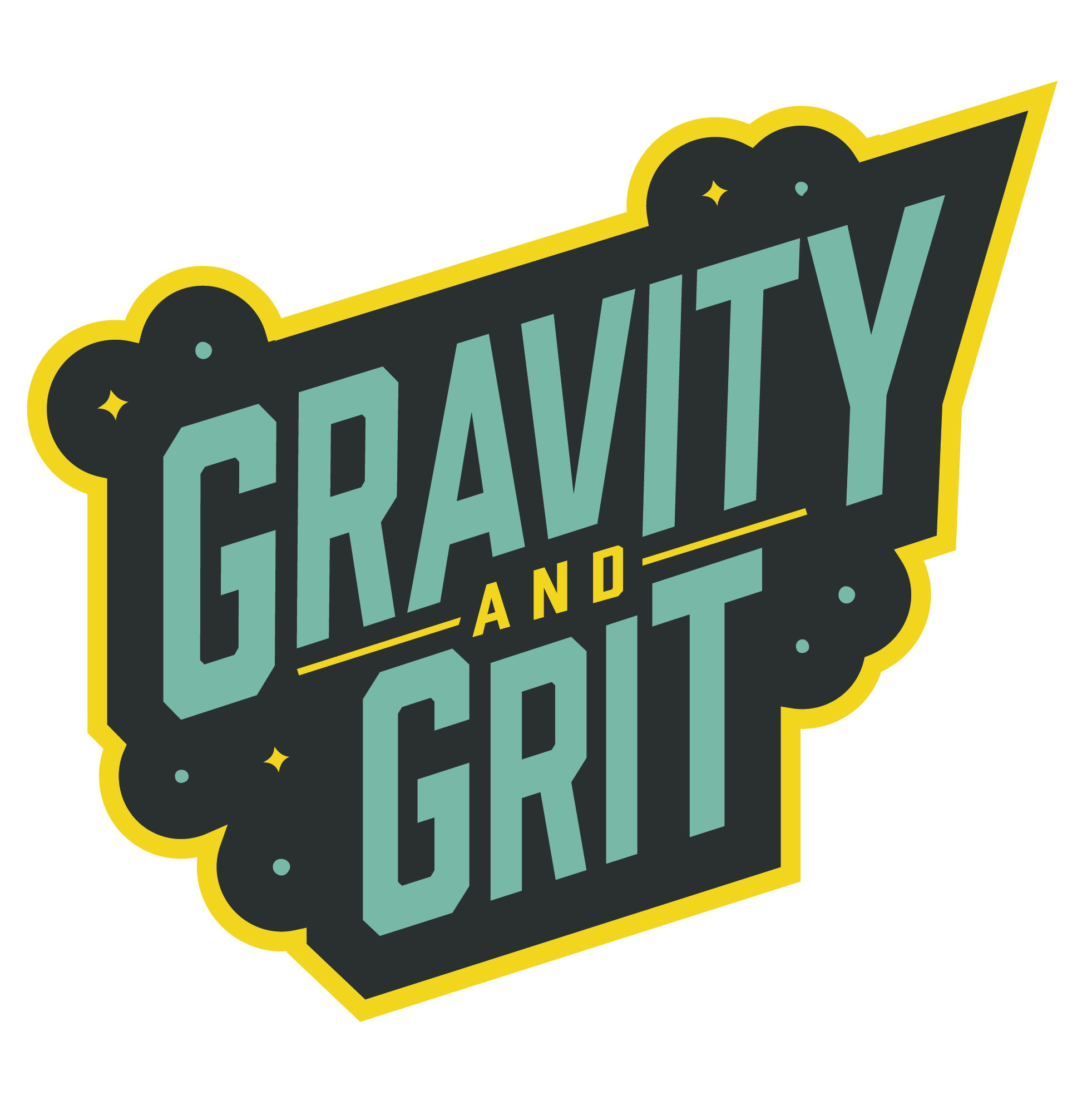 Gravity and Grit logo in bold, modern typography with cosmic-inspired accents, representing professional web design with strategy and SEO focus.